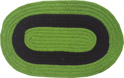 

Welhouse India Cotton Door Mat(Green