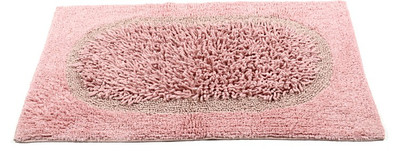 Homefurry Cotton Bath Mat Bath Mat(Pink