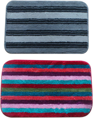 

Krishna Carpets Polyester Bath Mat KC285(Multicolor