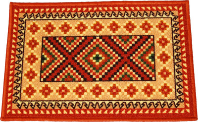 

Ritika Carpets Nylon Door Mat(Multicolor, Medium)