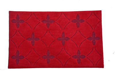 

Riva Carpets Polyester Bath Mat Geometric(Red
