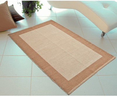 

Saral Home Cotton Door Mat(Brown