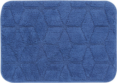 

Saral Home Cotton Bathroom Mat(Blue