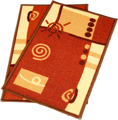 

Ritika Carpets Polyester Door Mat(Multicolor, Medium)