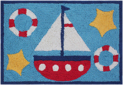 

Saral Home Cotton Bathroom Mat(Turquoise