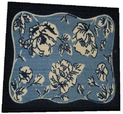 

Amita Home Furnishing Polyester Door Mat(Blue, Medium)