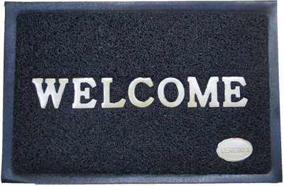 

Wonder Collection PP (Polypropylene) Door Mat(Black