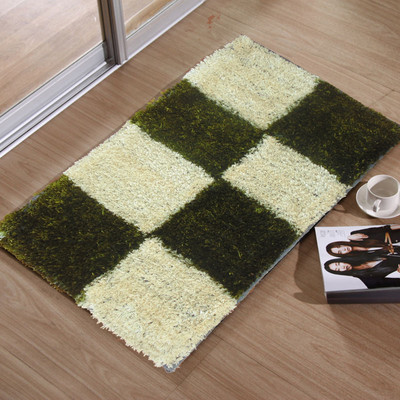 PRESTO Polyester Door Mat(Green, Medium)