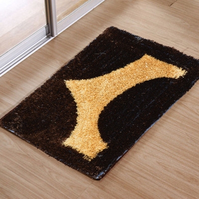 PRESTO Polyester Door Mat(Brown, Medium)
