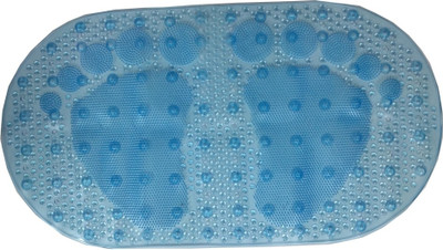 

Arow PVC Bath Mat OVAL FOOT DESIGN(Blue