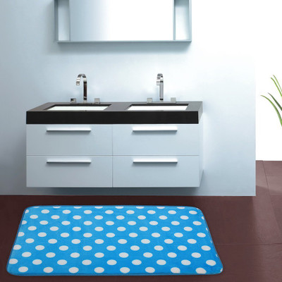 

Cortina Cotton Bathroom Mat(Multicolor, Large)