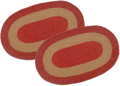 

Furnishing Zone Cotton Door Mat(Peach, Medium)