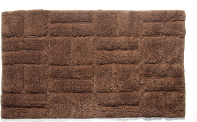

Homefurry Cotton Bath Mat Bath Mat(Brown