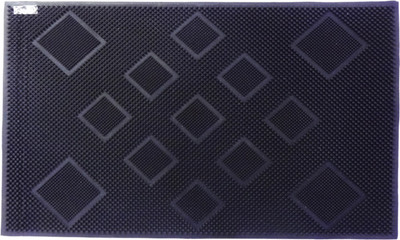 Bajaj Shri Groups PVC (Polyvinyl Chloride), Rubber Door Mat(Black, Medium)
