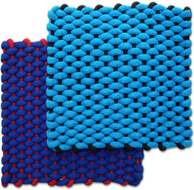 

Stop N Shop Cotton Door Mat(Multicolor