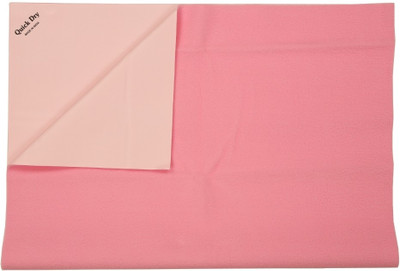 5% OFF on Quick Dry Rubber Baby Bed Protecting Mat(Pink, Small)