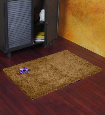 

Homefurry Cotton Bath Mat Bath Mat(Beige