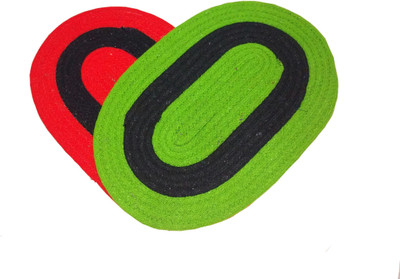 

Mangal Acrylic Door Mat(Green