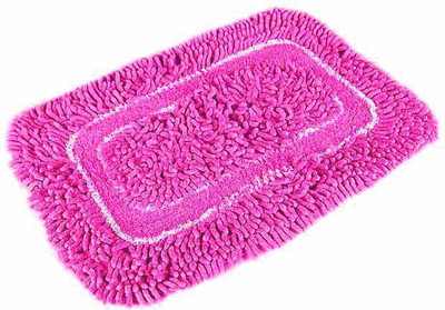 

FabLooms Cotton Door Mat(Pink