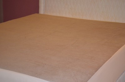 

Trance Home Linen Fitted  Size Waterproof Mattress Protector(Brown