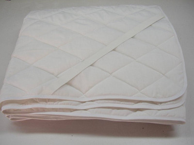 

Sleepinns Elastic Strap  Size Mattress Protector(White