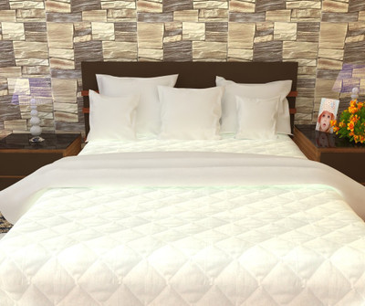 

Sleepsafe Elastic Strap  Size Waterproof Mattress Protector(White