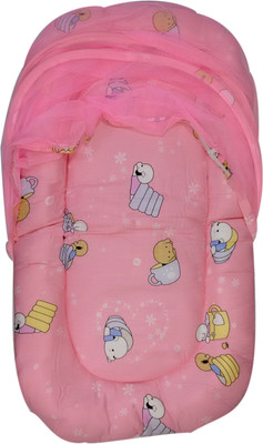 

Advance Baby Mattress Set with Attached Mosquito Net(Pink)