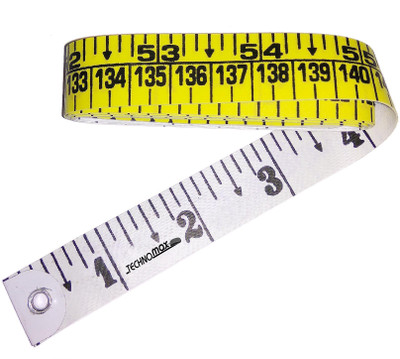 Techno Max Sewing Measuring Ruler Extra Heavy Durable Double Ink Coated Tailors Measurement Tape(1.5 Metric)