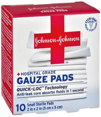 

Johnson & Johnson Red Cross Gauze Medical Dressing