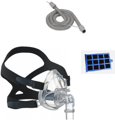 

Hoffrichter BIPAP Full Face mask Medium, Therapy Tube With Sensor And Trend Filter Medical Equipment Combo