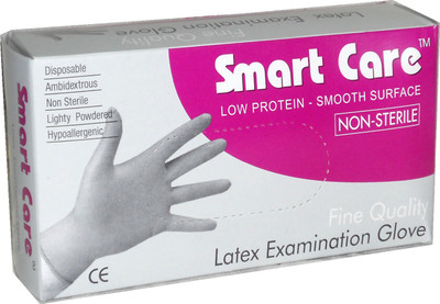 

Smart Care G-1XL Latex Examination Gloves(Pack of 100)