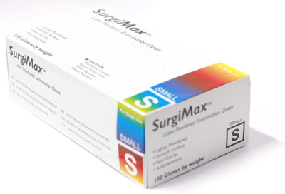 

SurgiMax SGXLEP1165 Latex Examination Gloves(Pack of 100)