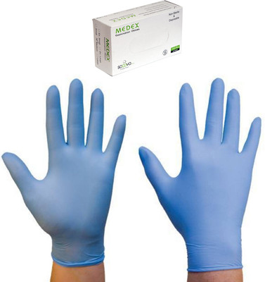 

Medex Powder Free (Size-S) Nitrile Examination Gloves(Pack of 50)