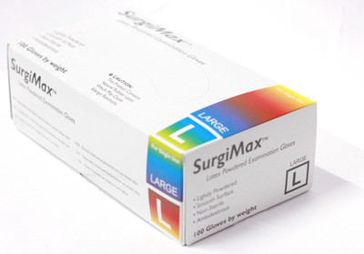 

SurgiMax SGXLEP1175 Latex Examination Gloves(Pack of 100)