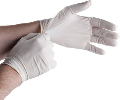 

Medex 500 Pcs Premium (Size-M) Latex Examination Gloves(Pack of 500)