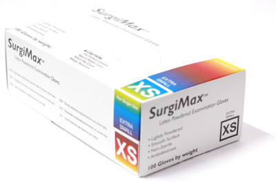 

SurgiMax SGXLEP1106 Latex Examination Gloves(Pack of 100)