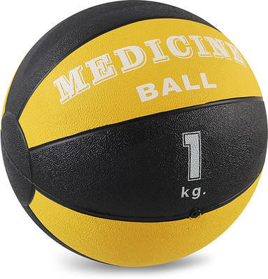 

Proline Fitness Medicine Ball(Black, Yellow, Diameter: 38 cm)