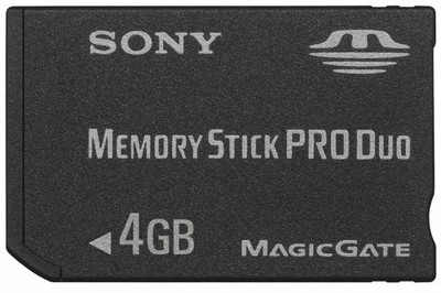

Sony 4 GB Memory Card