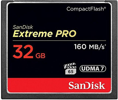 SanDisk Extreme PRO 32 GB Compact Flash Class 10 160 MB/s  Memory Card