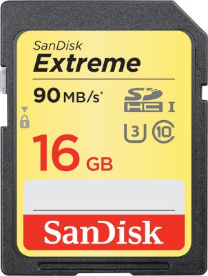 SanDisk 4K 16 GB Extreme HD Video Class 10 90 MB/s Memory Card - at Rs 1796 ₹ Only