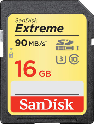 SanDisk 4K 16 GB Extreme HD Video Class 10 90 MB/s Memory Card – at Rs 1796 ₹ Only