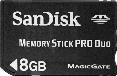 

SanDisk Pro Duo 8 GB Memory Stick Pro Duo Card Memory Card