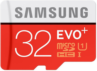 

Samsung Evo Plus 32 GB MicroSDHC Class 10 80 MB/s Memory Card