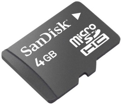 SanDisk microSDHC 4 GB MicroSDHC Class 4 15 MB/s  Memory Card