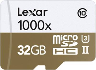 Lexar Professional 1000x 32 GB MicroSDXC Class 10 150 MB/s  Memor...