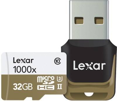 Lexar Professional 1000x 32 GB MicroSDXC Class 10 150 MB/s  Memor...