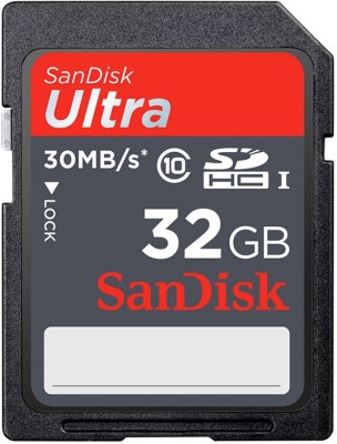 SanDisk Ultra 32 GB SDHC Class 10 30 MB/s  Memory Card