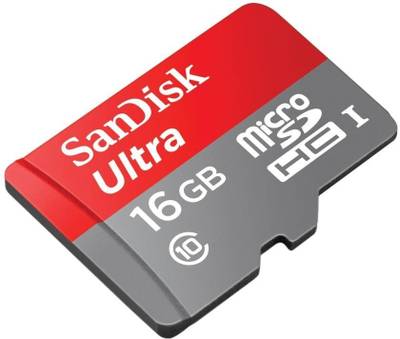 SanDisk Ultra 16 GB SDHC Class 10 48 MB/s  Memory Card