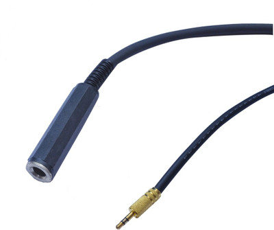 

Krown 6.3MM Stereo Female to 3.5MM Stereo Male 10 Meter Cable(Black)