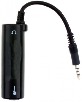 Shrih Guitar Plug Interface Adapter Black Shrih Microphones Accessories